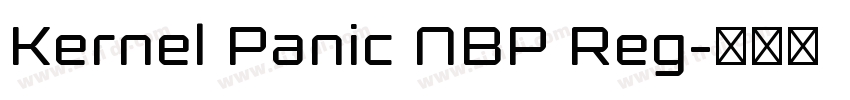 Kernel Panic NBP Reg字体转换
